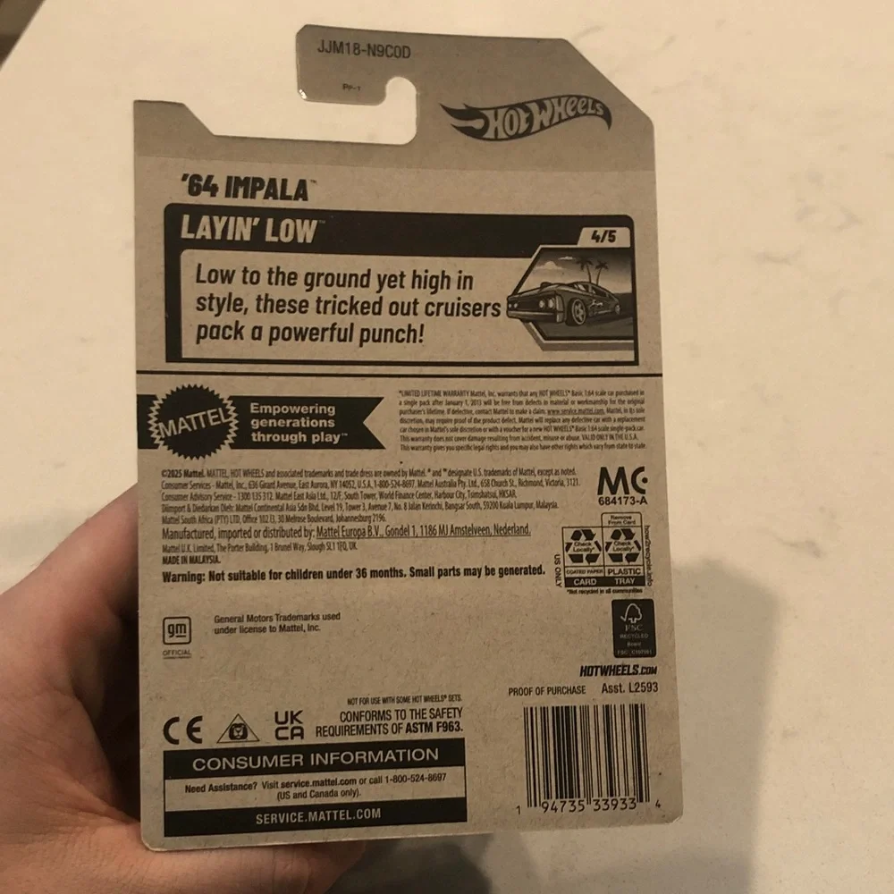 Hot Wheels STH '64 Impala Die-Cast Car - Picture 9 of 9